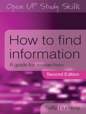 cover image of How to Find Information